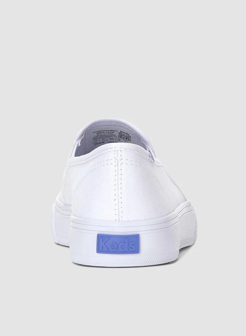 كيدز كيدز سنيكرز نسائي قماش سهل الارتداء أبيض